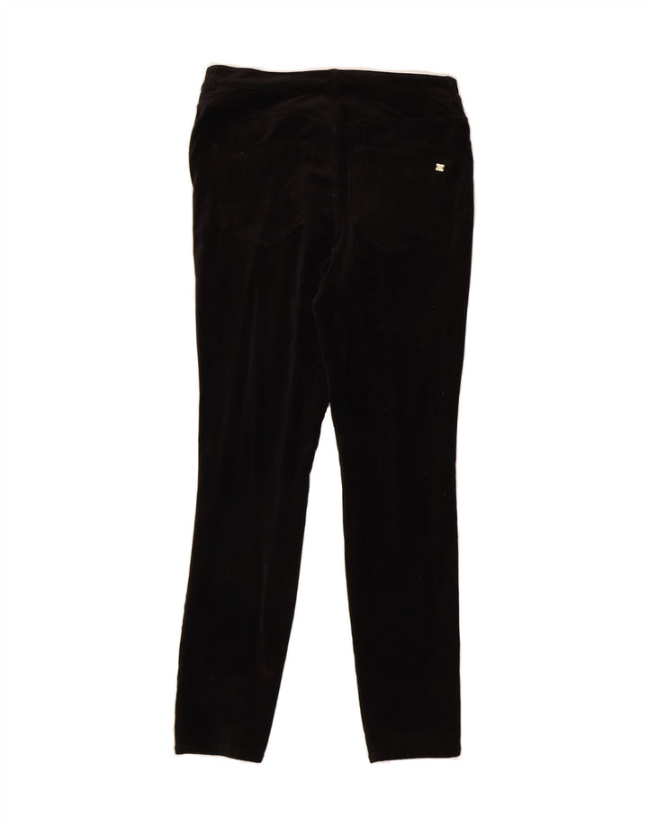 MASSIMO DUTTI Womens Slim Casual Trousers EU 42 Large W32 L29 Black Vintage Massimo Dutti and Second-Hand Massimo Dutti from Messina Hembry 