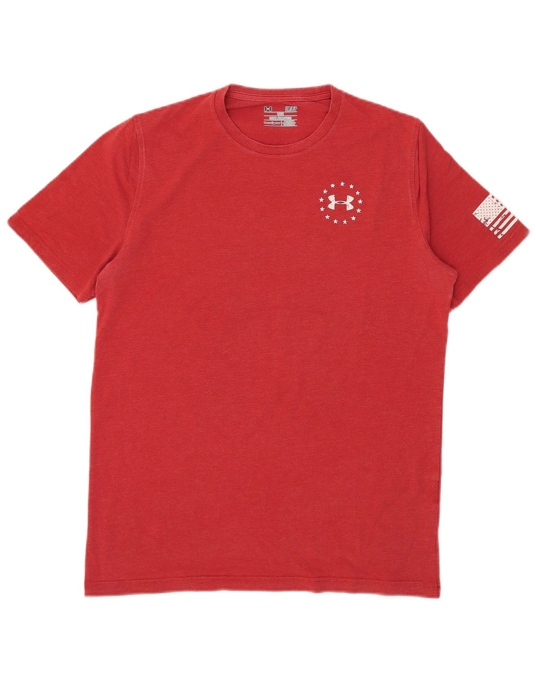 Under Armour Herre Loose Fit Grafisk T-Shirt Top Lille Rød