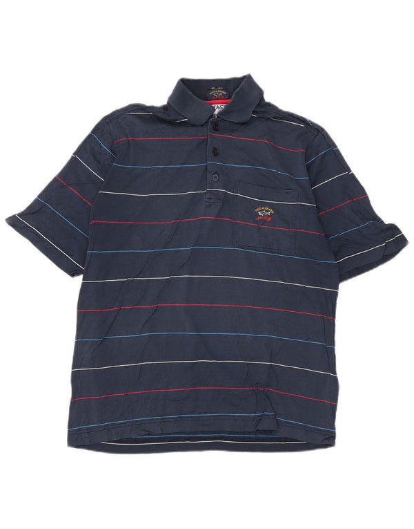 PAUL & SHARK Herre poloshirt Medium Navyblå stribet
