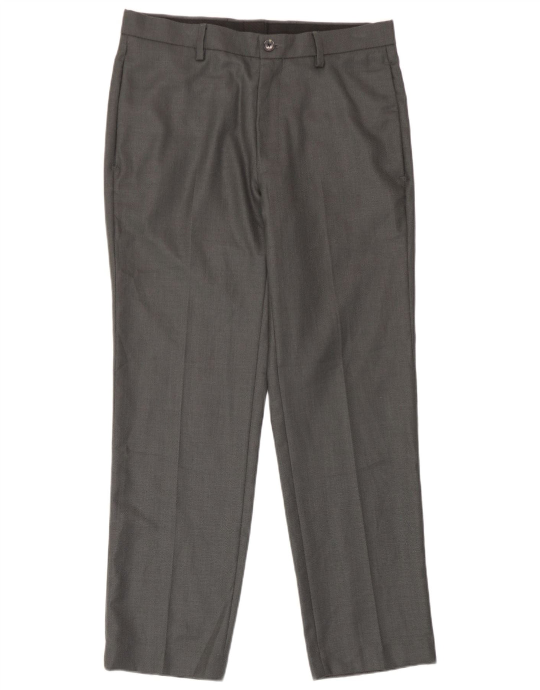 Marks & Spencer Herre Tailored Fit Chino Bukser W32 L29 Grå Polyester