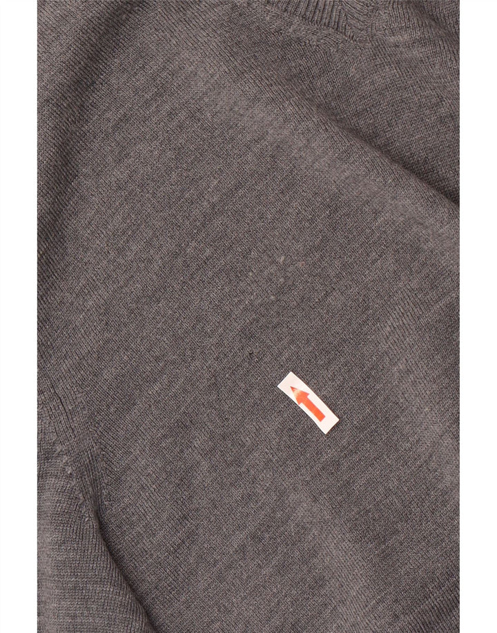 Gap Herre V-hals sweater Medium Grey Flecked Merino Wool