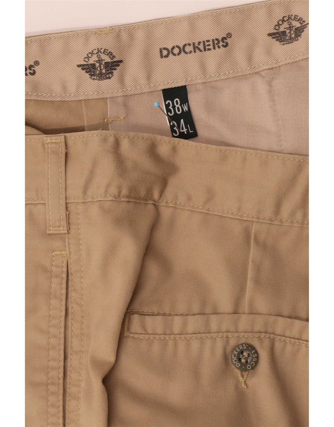 Dockers Herre Pegged Chino Bukser W38 L34 Beige