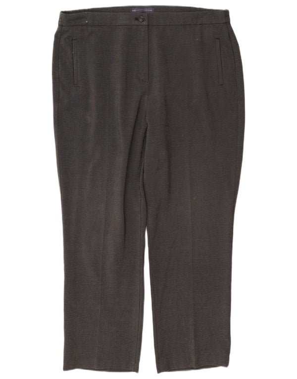 Marks & Spencer Lige fritidsbukser til kvinder UK 14 Large W34 L27 Grå