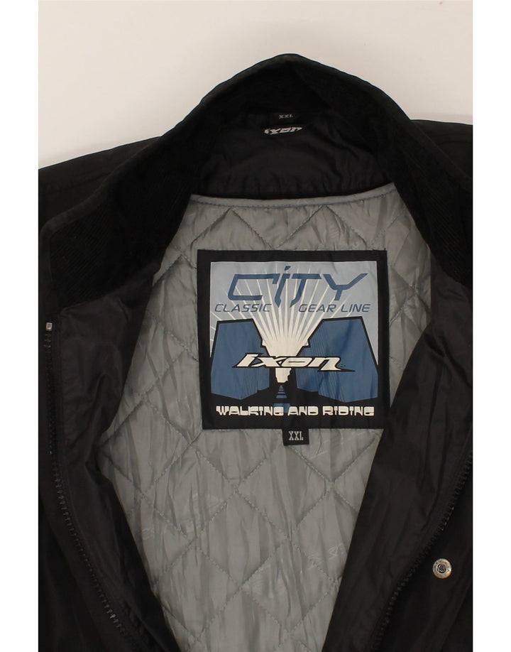 IXON Mens Racer Jacket UK 44 2XL Black Polyester Vintage Ixon and Second-Hand Ixon from Messina Hembry 