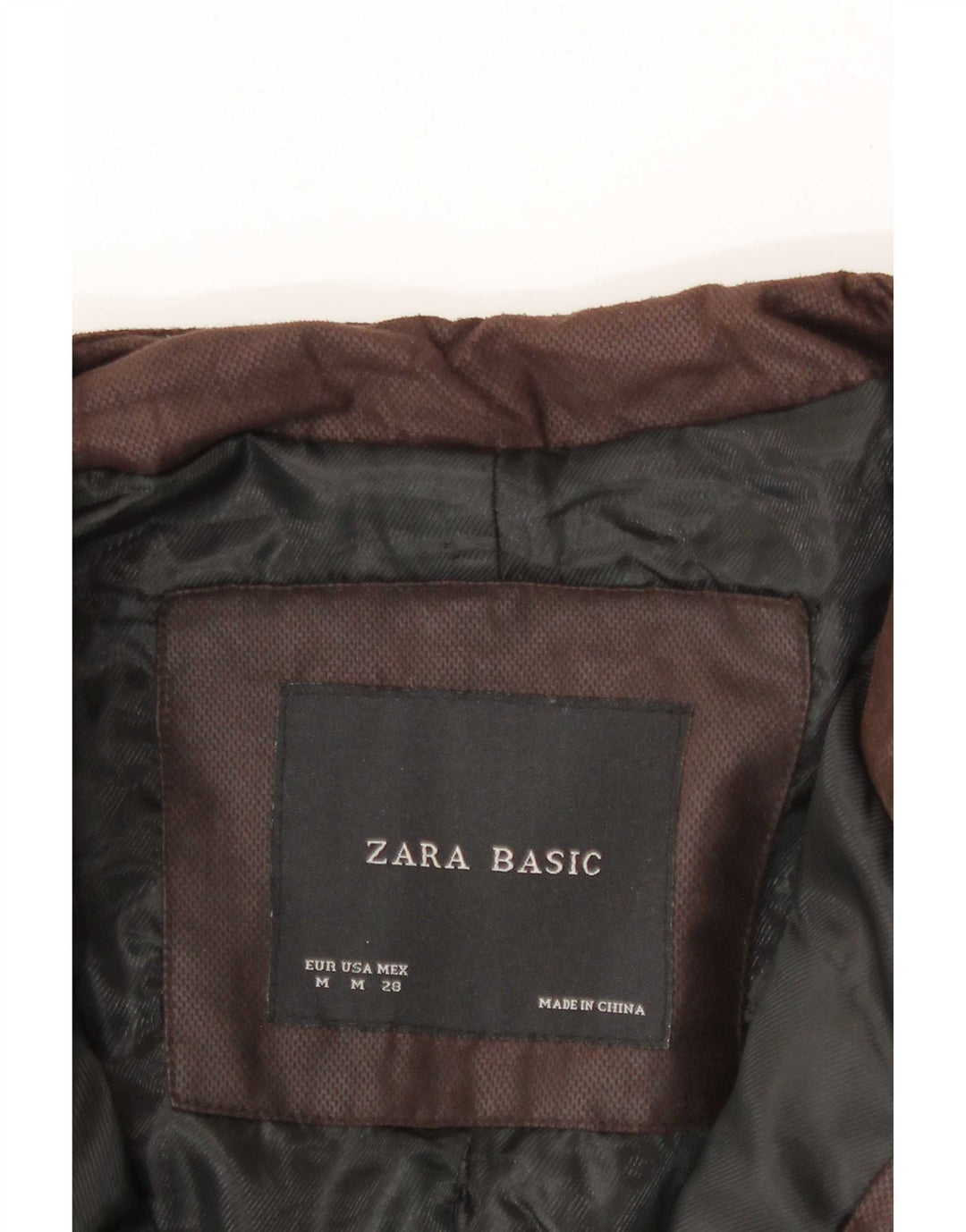 Zara Womens Crop Bomber Jacket UK 12 Medium Black Herringbone Wool