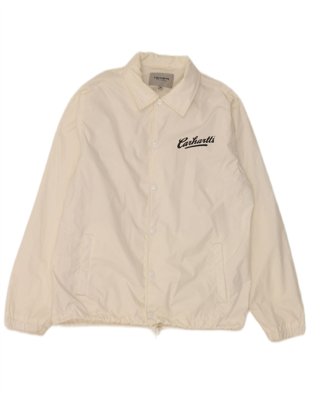 Carhartt Herre grafisk regnjakke UK 38 Medium White Nylon