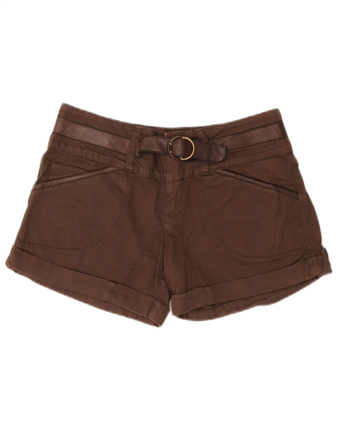 Liu Jo Casual Shorts til kvinder W28 Medium Brun Bomuld