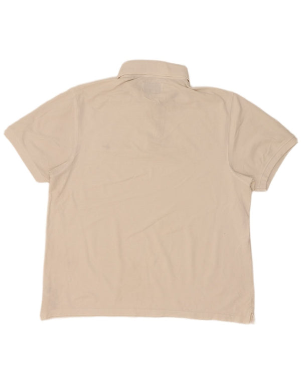 Jack Wills Herre Classic Fit Polo Shirt 2XL Hvid Bomuld