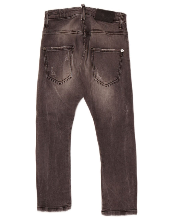 Iceberg Boys Distressed Slim Jeans 6-7 år W22 L20 Grå