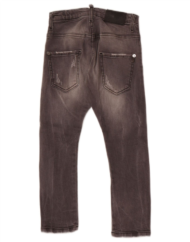 Iceberg Boys Distressed Slim Jeans 6-7 år W22 L20 Grå