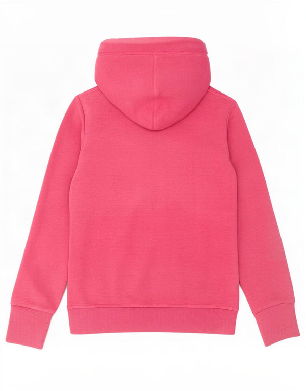 Superdry Dame Hættetrøje UK 16 Large Pink Bomuld