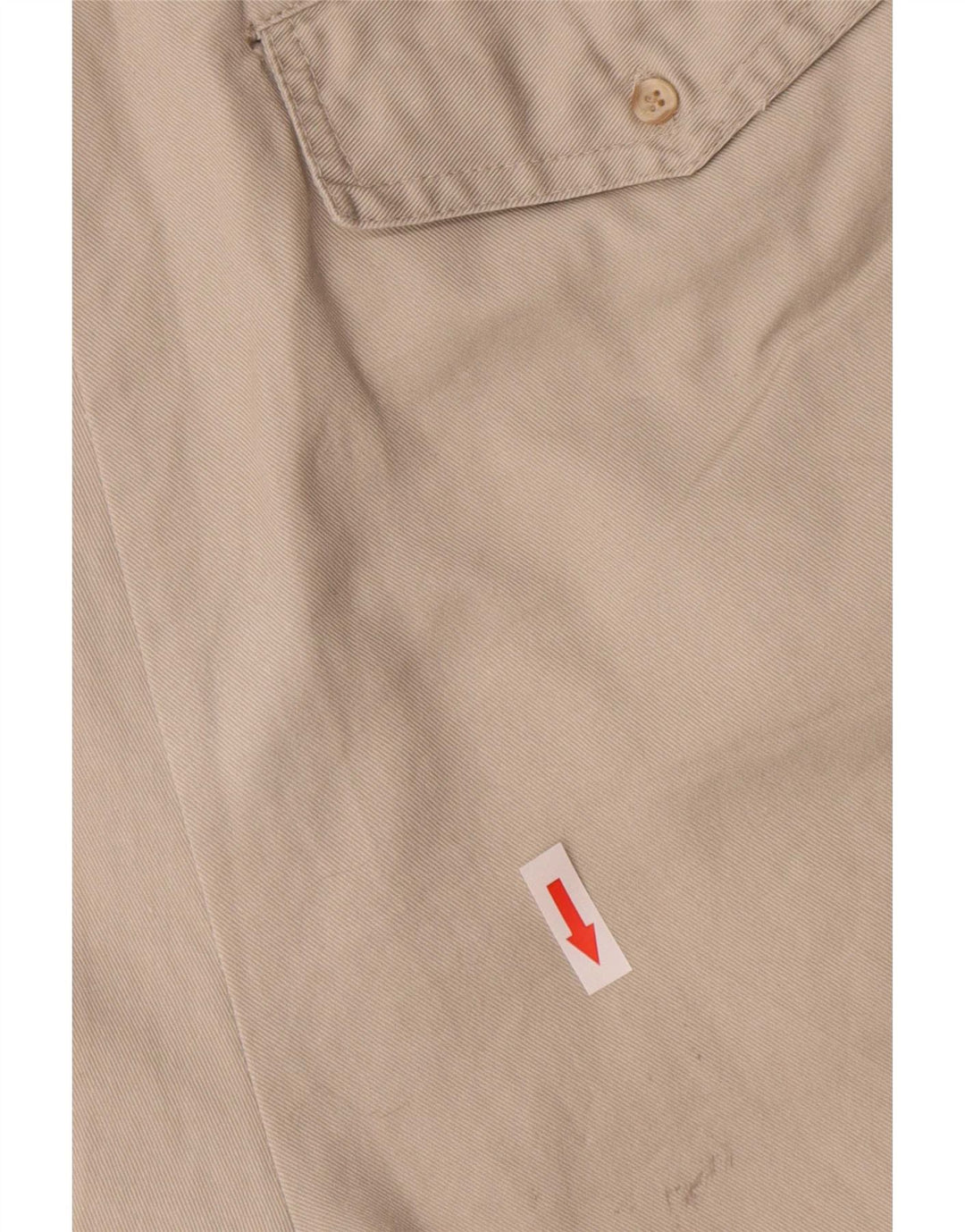 Emonite kvinders højtaljede cargo shorts store W26 grå bomuld