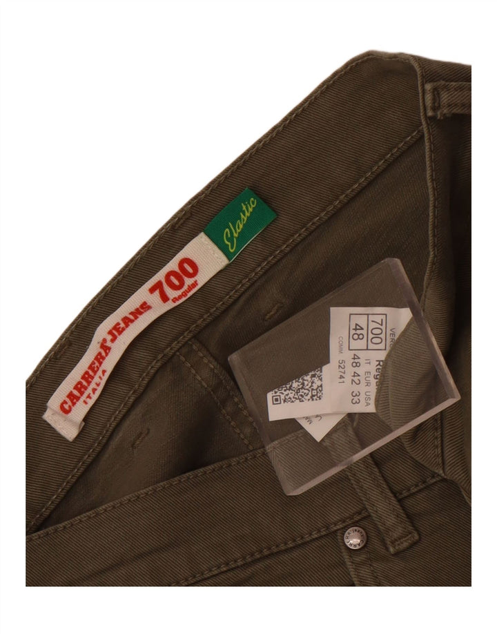Carrera Herre 700 Regular Fit Casual Bukser IT 48 Medium W33 L32 Khaki