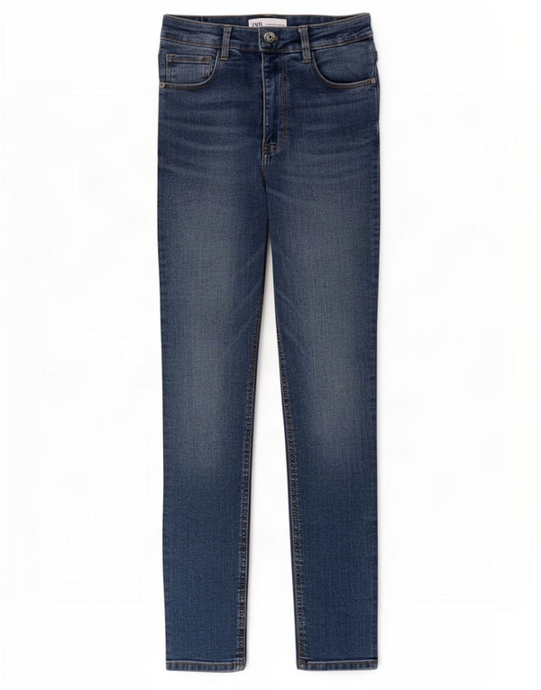 Zara Dame Skinny Jeans EU 34 2XS W24 L26 Blå Bomuld