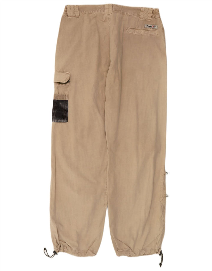 Murphy & Nye Herre joggers Cargo Bukser W36 L30 Beige Bomuld