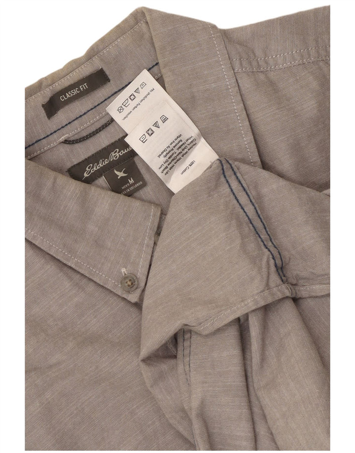 Eddie Bauer Herre Classic Fit skjorte mellemgrå bomuld