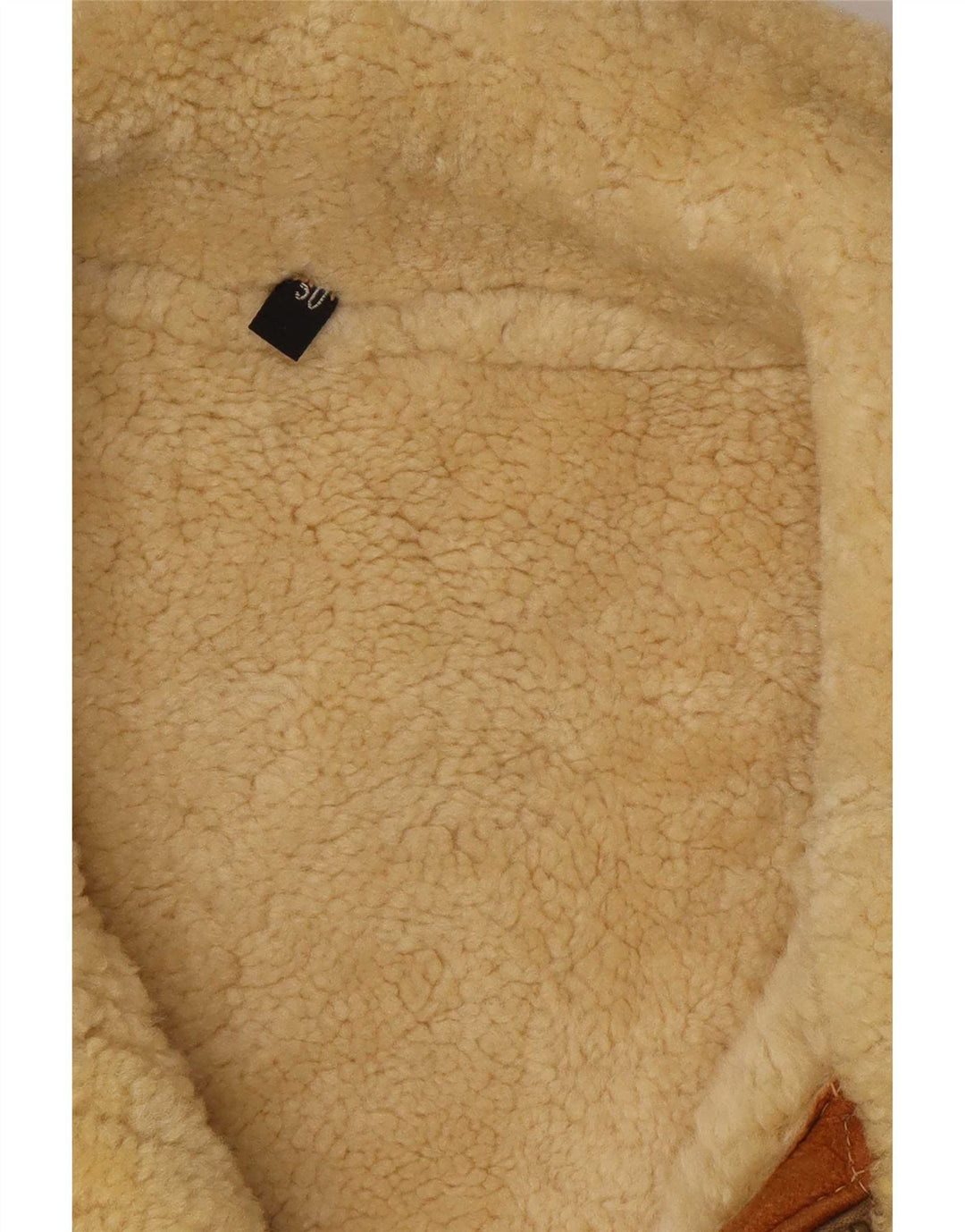 Vintage Herre Shearling Jacket IT 50 Large Brown