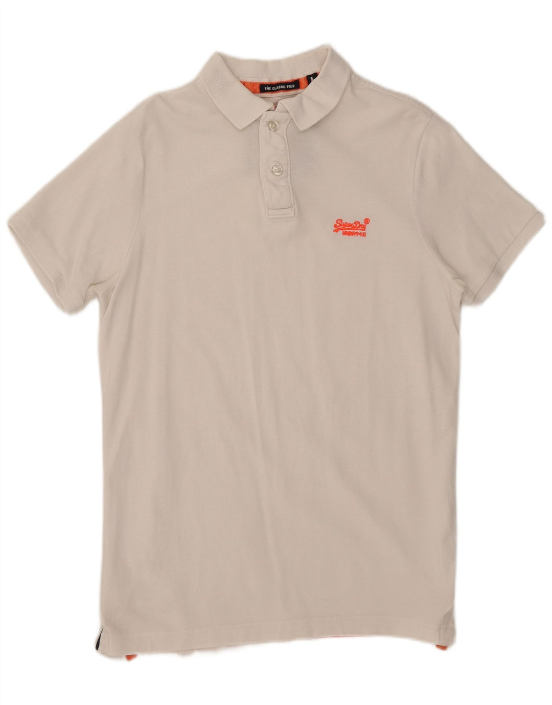 Superdry herre poloshirt stor hvid bomuld