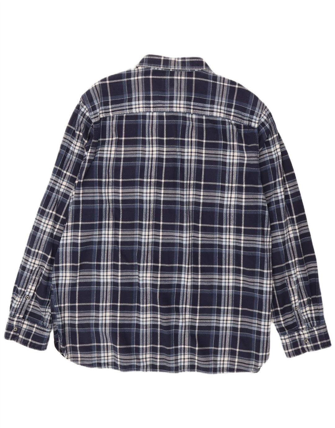 TIMBERLAND Herre Regular Fit flannelskjorte 3XL marineblå ternet bomuld