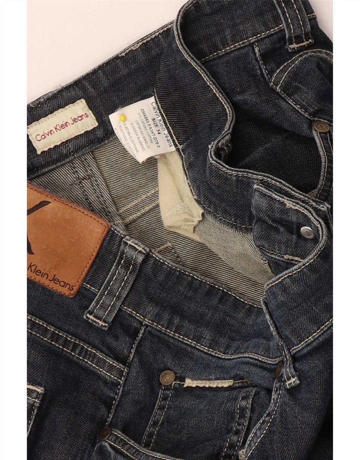 Calvin Klein Straight Jeans til mænd W34 L30 Marineblå Bomuld