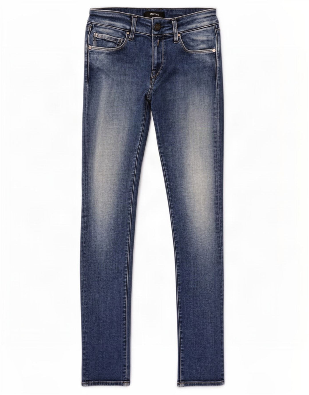Replay Dame Rose Skinny Jeans W26 L30 Blå