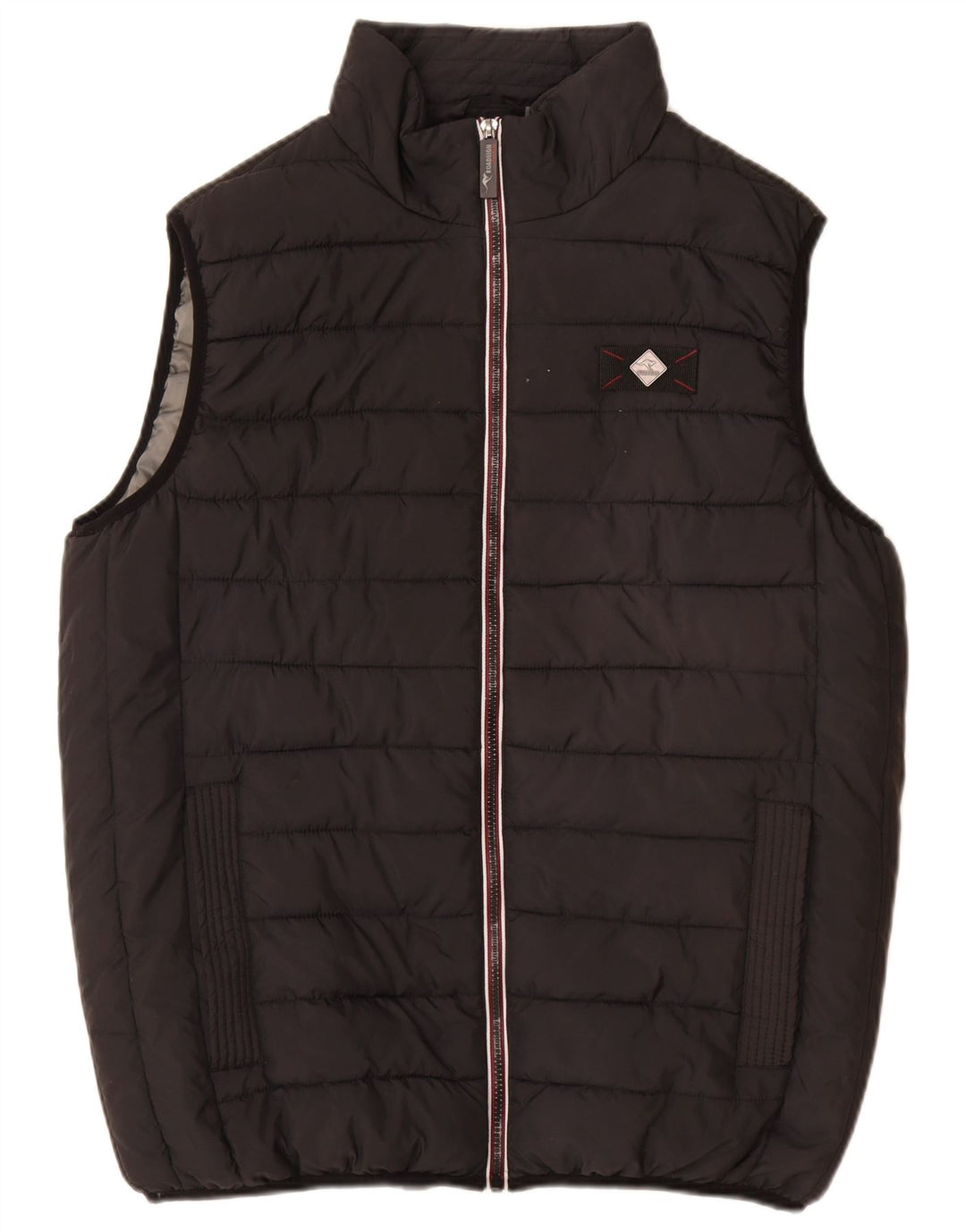 Vejskilt Herre Polstret Gilet UK 42 XL Sort Polyester