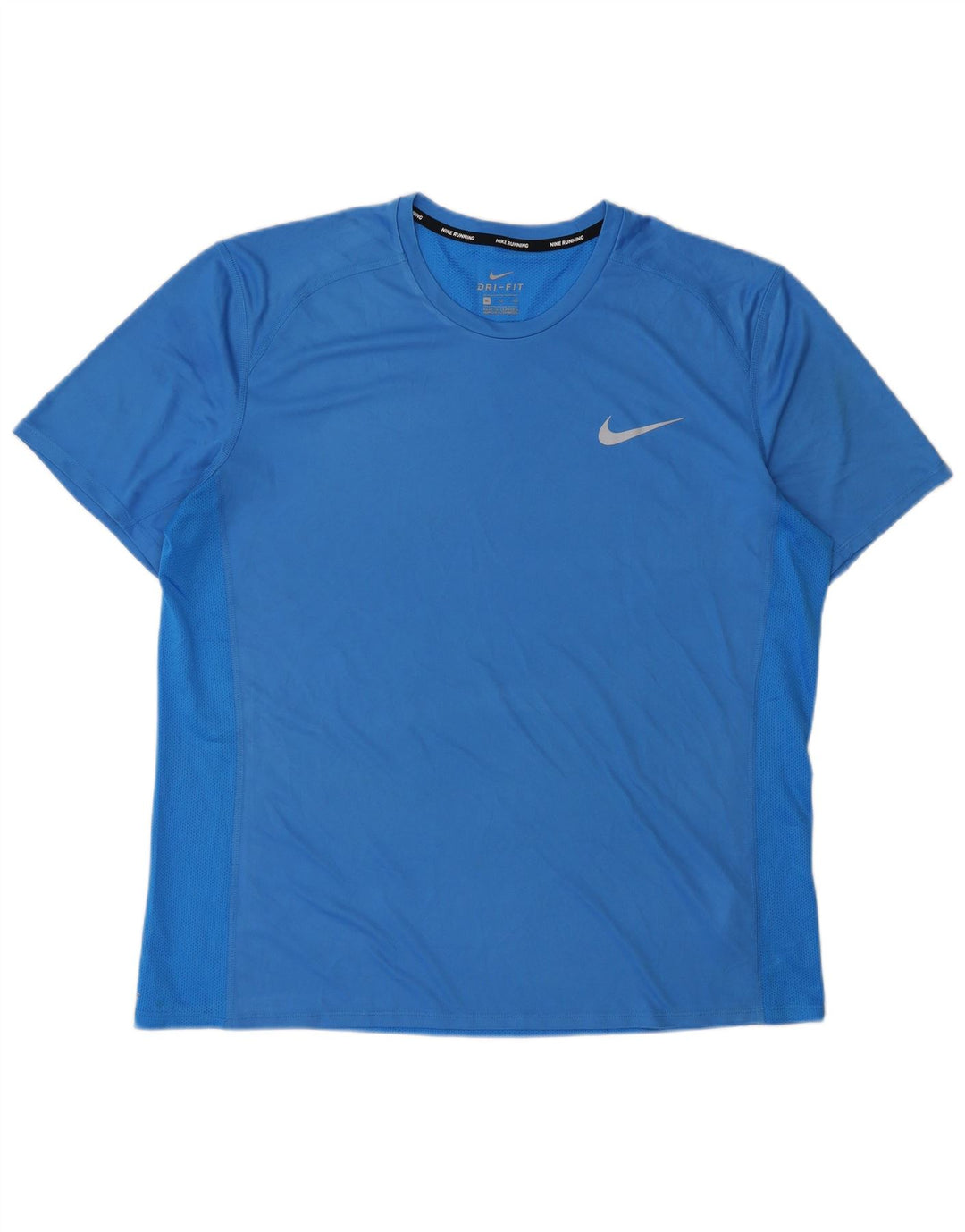 Nike Herre Dri Fit T-Shirt Top XL Blå Polyester