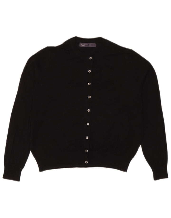 Marks & Spencer Womens Bolero Jumper UK 12 Medium Black