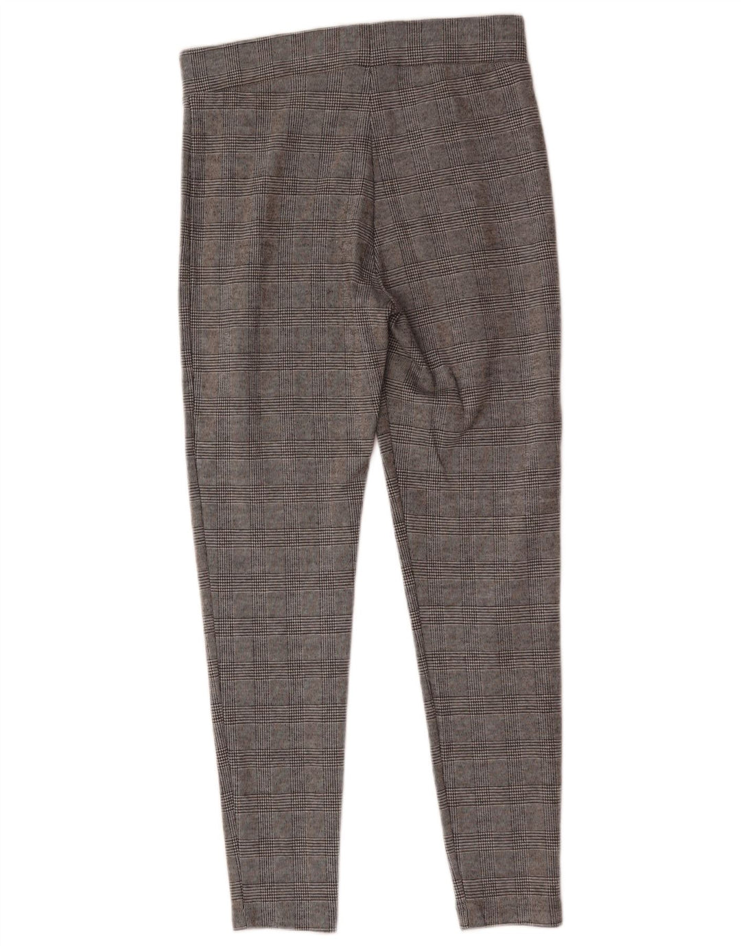Marks & Spencer Dame Casual Bukser UK 10 Small W28 L27 Grå Houndstooth