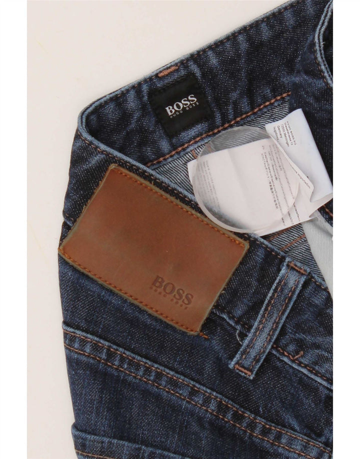 Hugo Boss Dame Slim Jeans W33 L32 Blå Bomuld