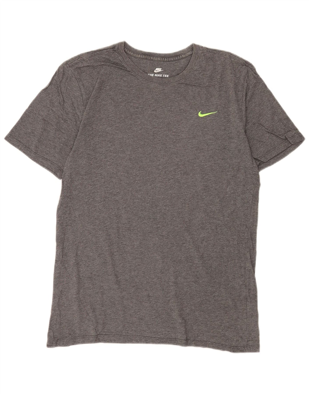 Nike T-shirt top mellem grå bomuld til mænd
