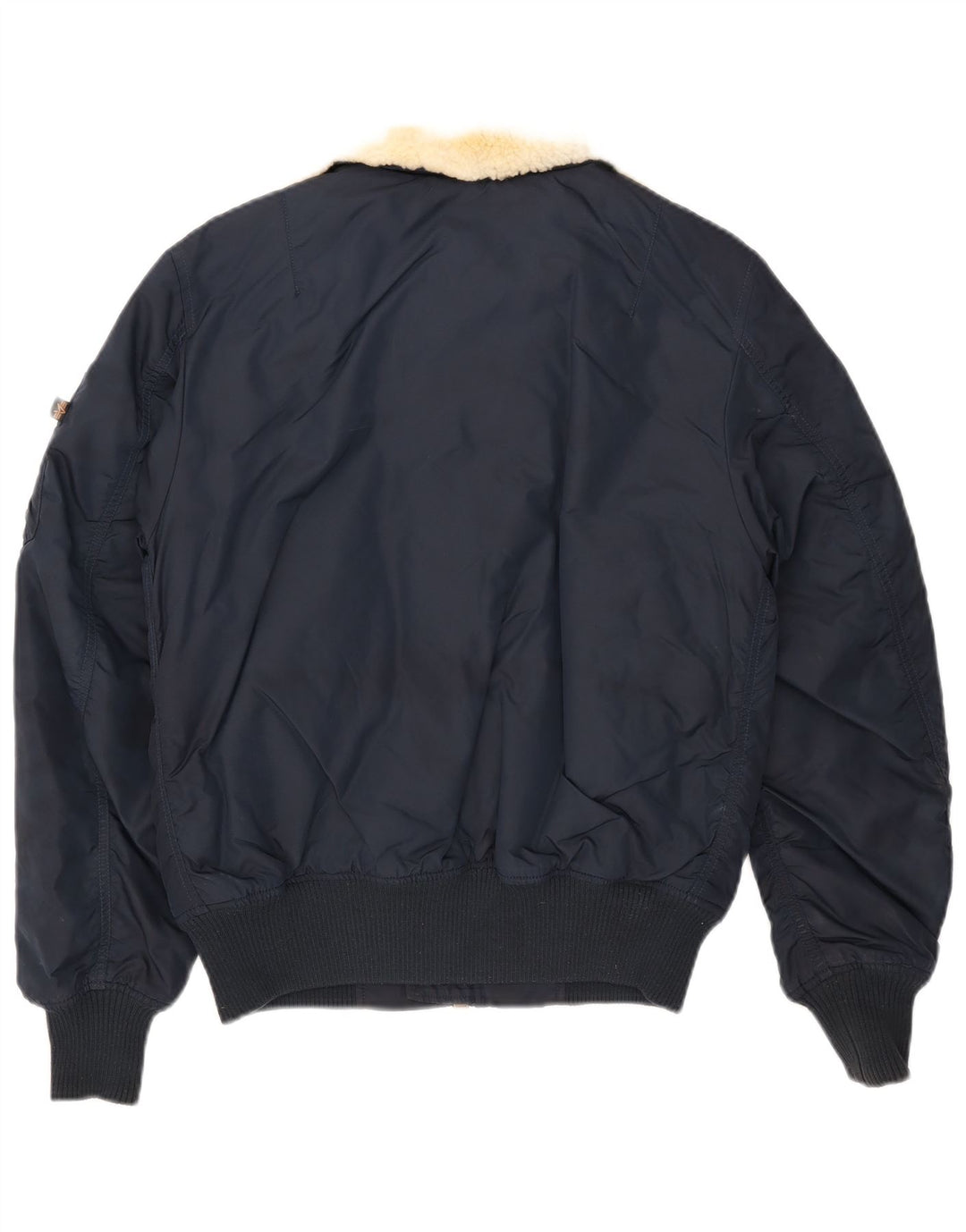 Alpha Industries Bomberjakke til mænd UK 36 Small Navy Blue Nylon