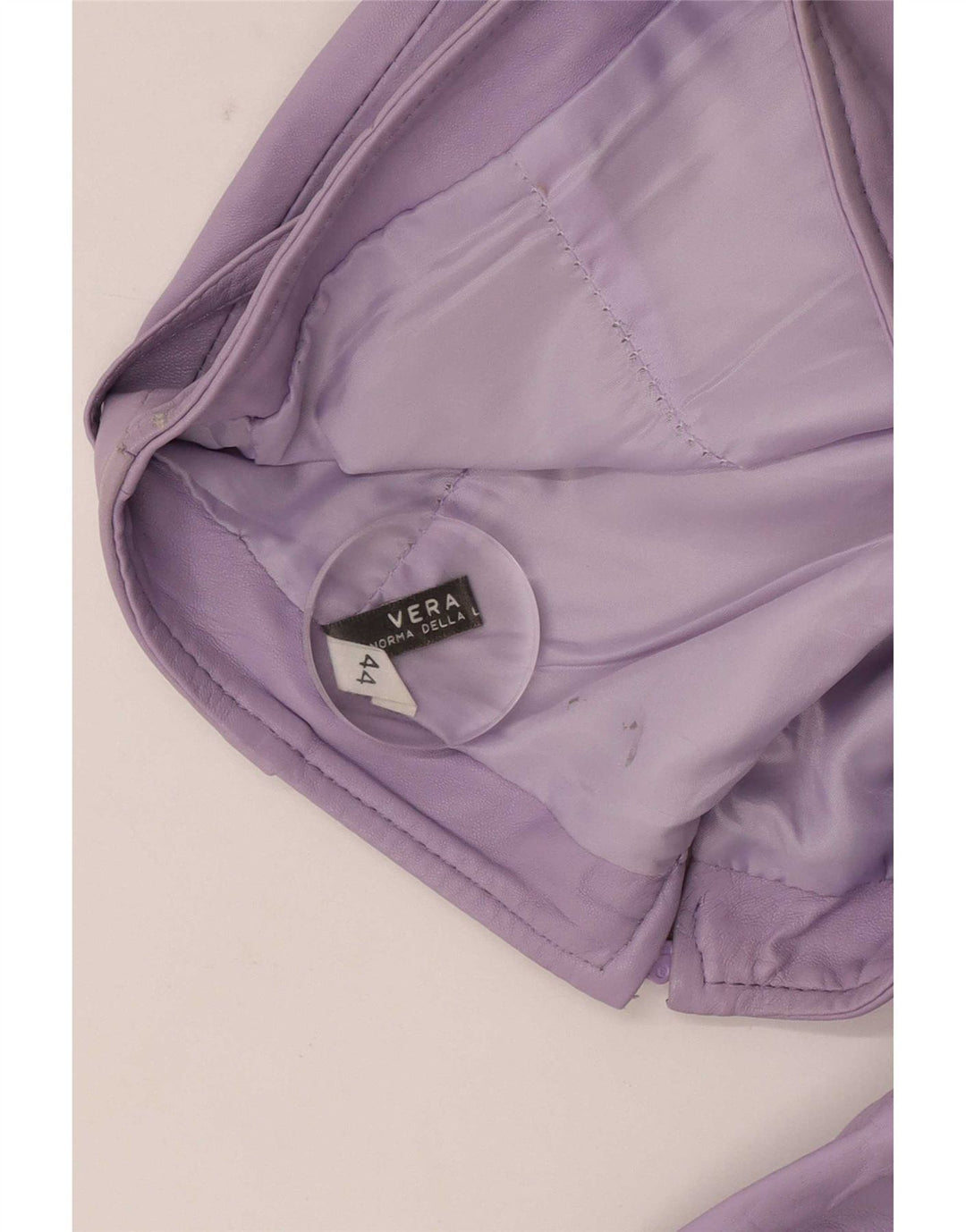 Vintage læderbukser til kvinder IT 44 Medium W28 L32 Lilla læder
