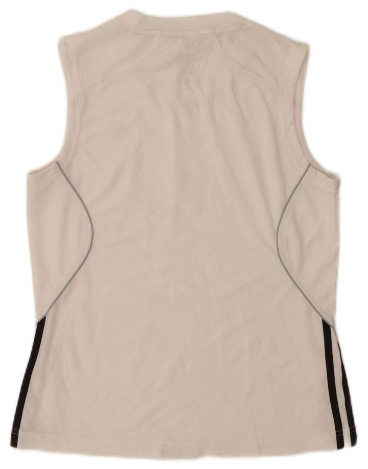 Adidas Damevest Top UK 10 Small White Polyester