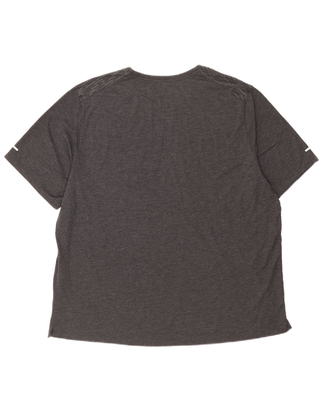 Nike Herre Dri Fit T-shirt Top 2XL Grå Geometrisk Polyester