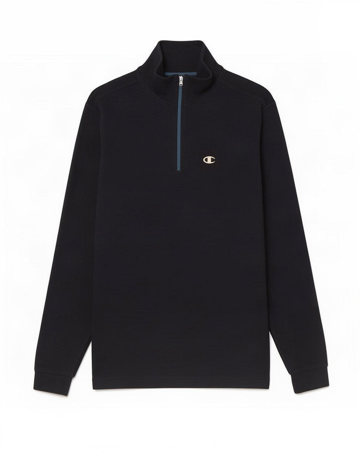 Champion herre lynlås-hals fleece jumper lille marineblå polyester