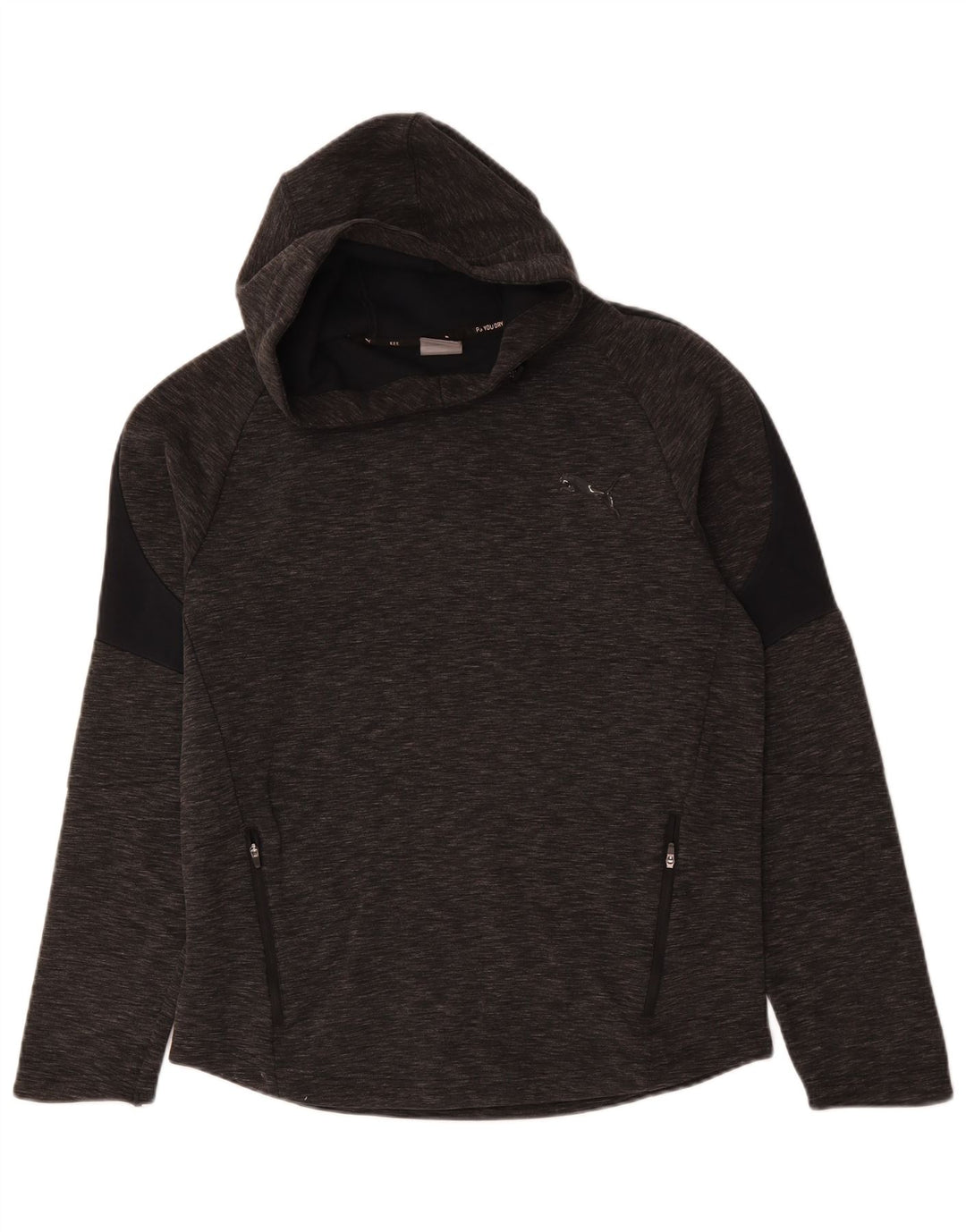 Puma Herre hættetrøje Jumper Medium Grey Flecked Bomuld