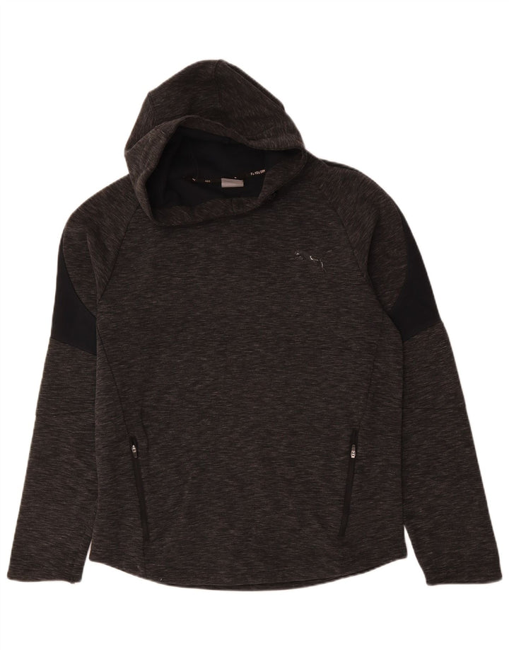 Puma Herre hættetrøje Jumper Medium Grey Flecked Bomuld