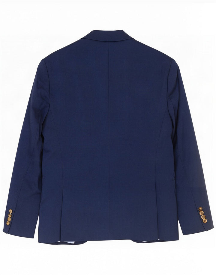 Zara Blazerjakke til mænd med 1 knap EU 56 XL Marineblå Polyester