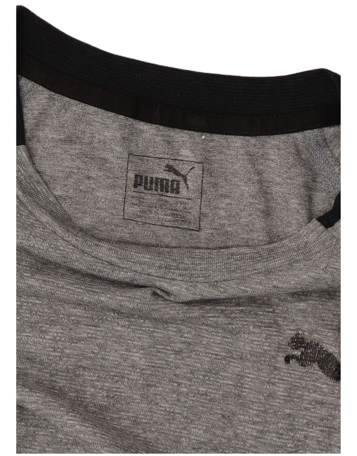 Puma Herre T-shirt Medium Grå Flecked
