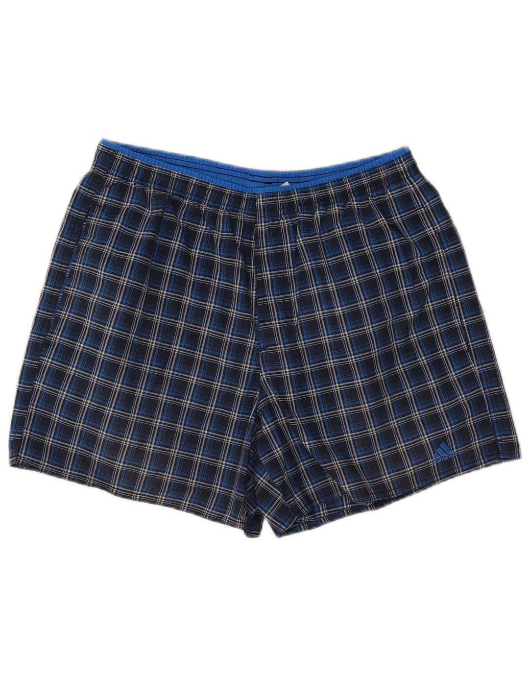 Adidas Sportshorts til mænd Medium Navyblå Ternet polyester