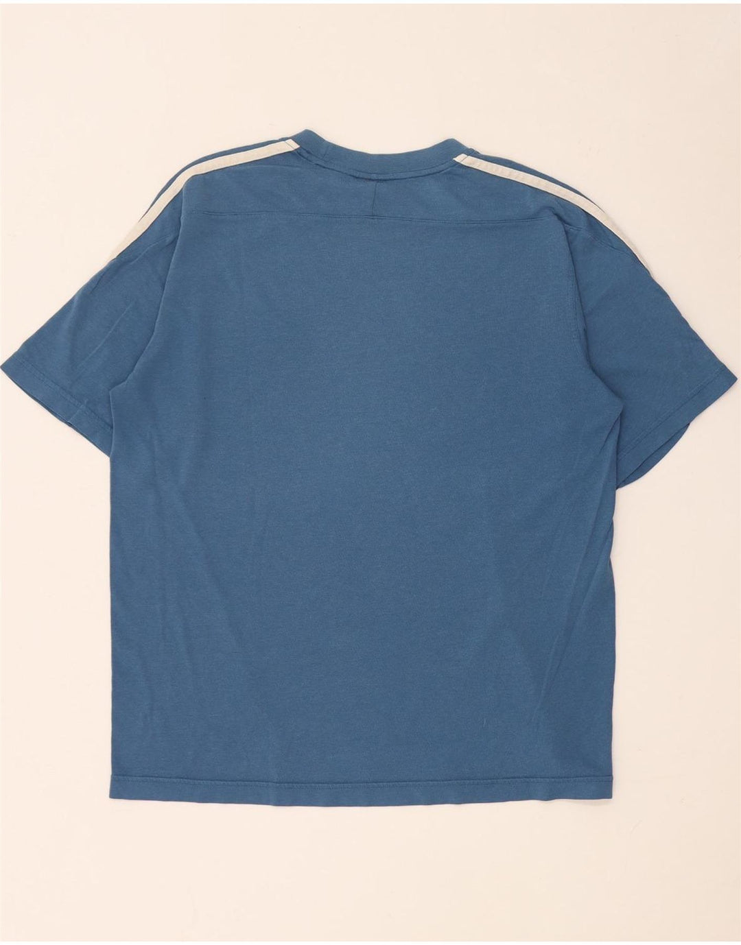 Adidas herre T-shirt top lille blå bomuld