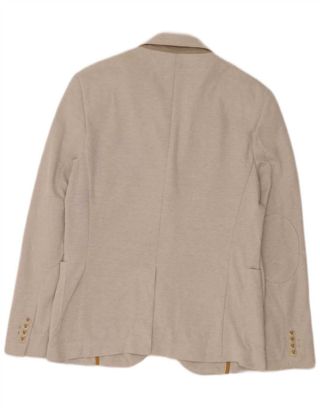 ZARA Herre 2-knaps blazerjakke EU 52 Stor grå polyester