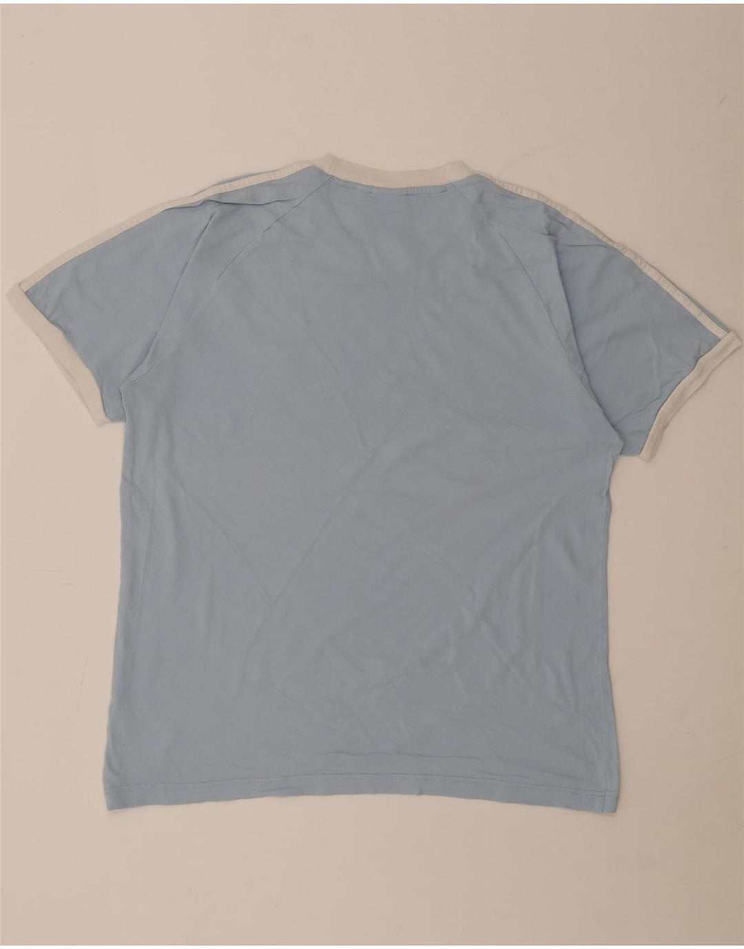 Adidas Herre T-Shirt Top Stor Blå Bomuld