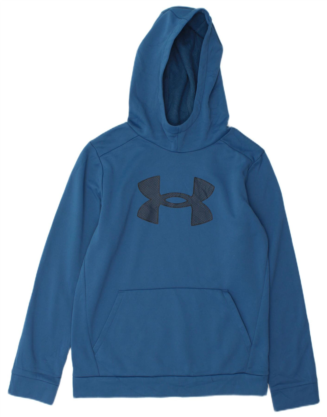 Under Armour drenge grafisk hættetrøje 11-12 år stor blå polyester