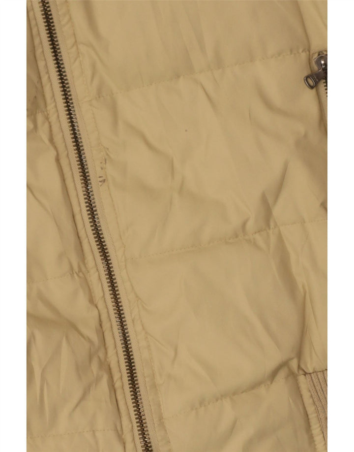 Calvin Klein Jeans Dame Polstret Jakke UK 14 Medium Beige Polyester