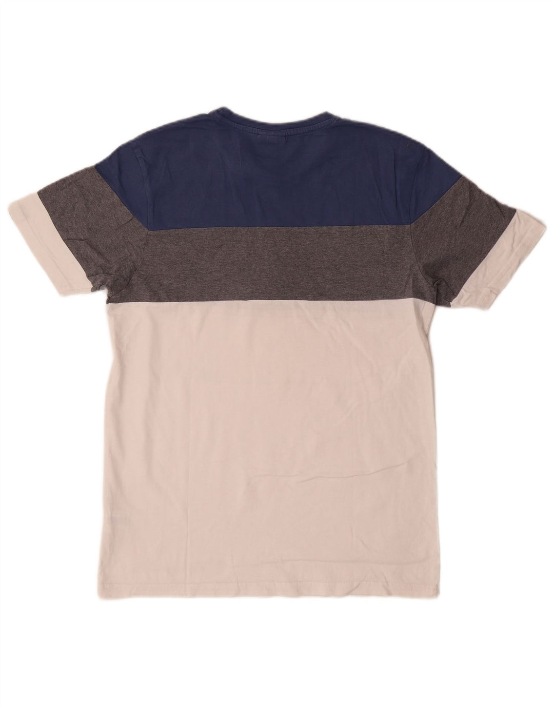 Ellesse Herre Grafisk T-Shirt Top Medium Flerfarvet Colourblock Bomuld