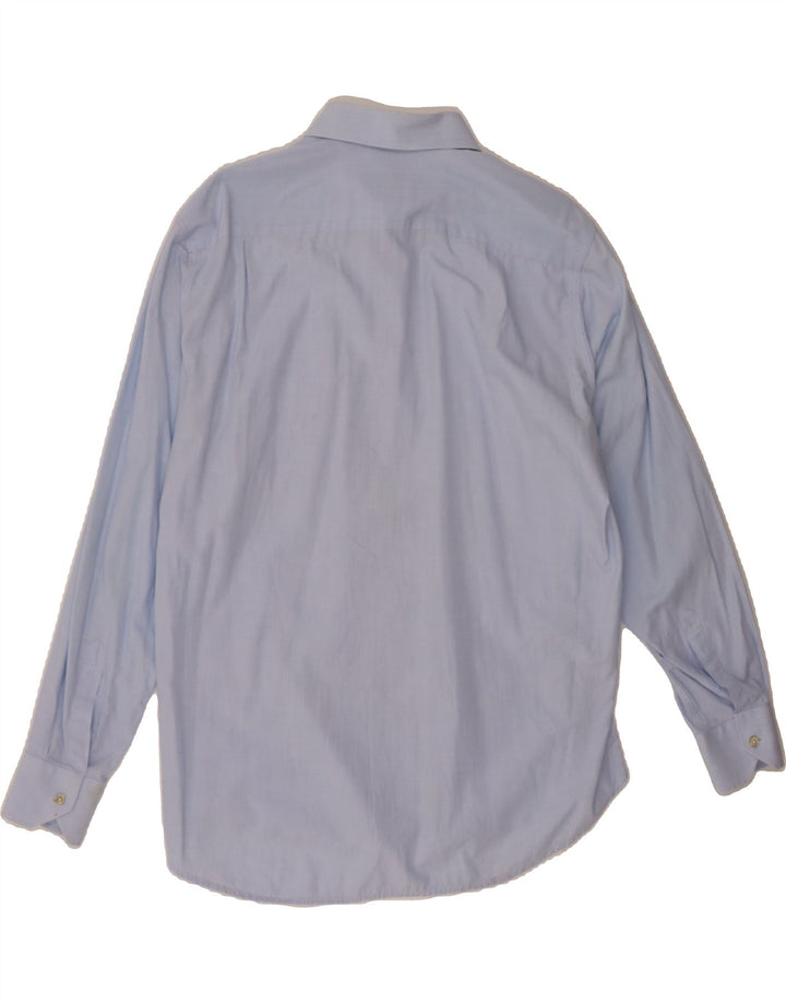 VALENTINO Mens Shirt Size 41 16 Large Blue Cotton Vintage Valentino and Second-Hand Valentino from Messina Hembry 