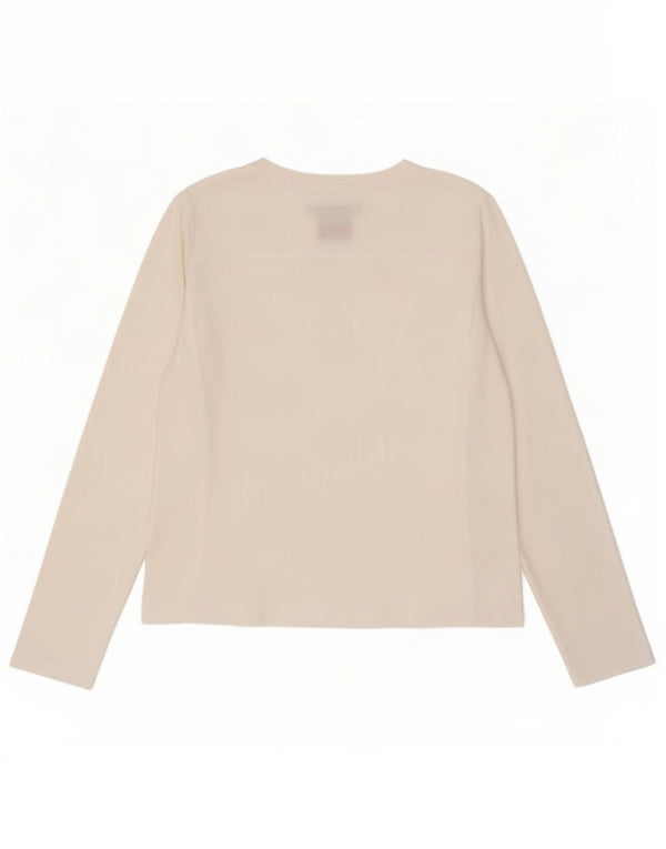 Champion Dame Top Langærmet UK 10 Small Off White Bomuld