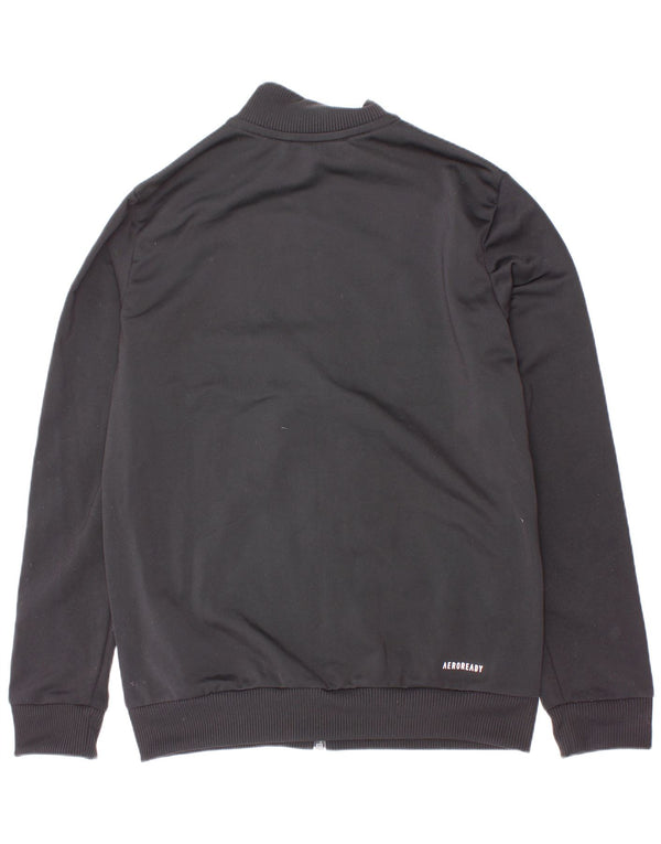 Adidas Boys Aeroready Tracksuit Topjakke 9-10 år Sort Colourblock